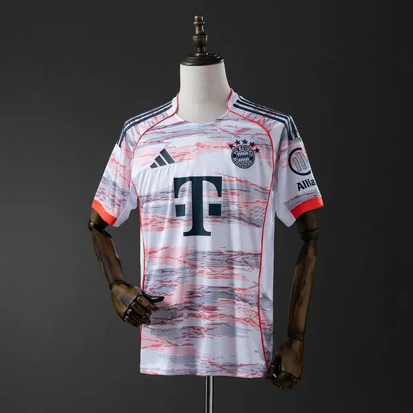 Camiseta de fútbol Bayern Munich 2025/26 VISITANTE MANGA CORTA VERSION FAN